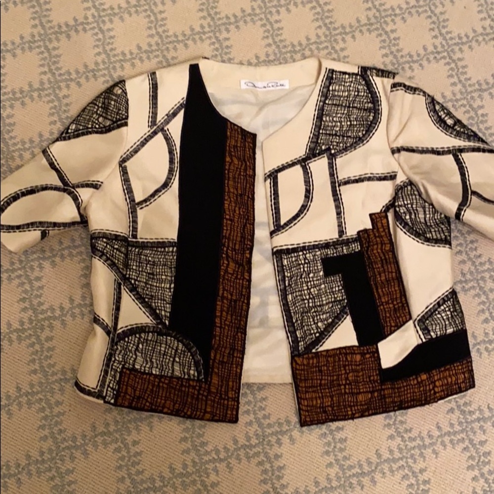 Oscar de la Renta Short Blazer